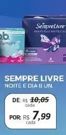 Absorvente sempre livre noite e dia 8uni