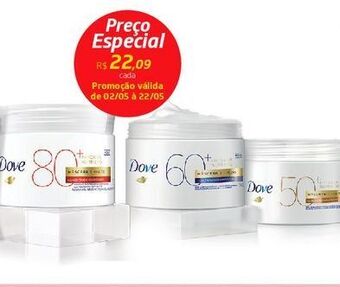 Drogal Mascara 1 minuto fator nutrição dove 300g oferta