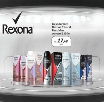 Drogal Desodorante rexona clinical fem/men 150ml oferta