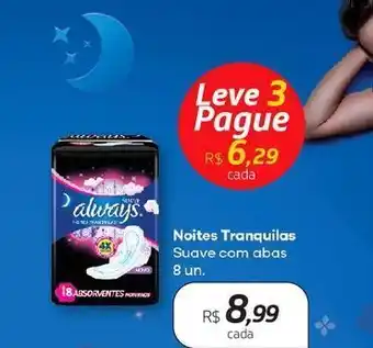 Drogal Absorvente always noites tranquilas 8uni oferta