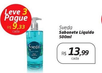 Drogal Sveda sabonete líquido 500ml oferta