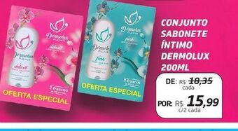 Conjunto sabonete íntimo dermolux 200ml
