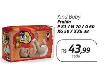 Drogal Kind baby fralda p 81 / m 70 / g 60 xg 50 / xxg 38 oferta