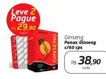 Drogal Ginseng panax ginseng c/60 cps oferta