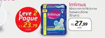 Drogal Absorvente noturno suave c/abas 30unid oferta