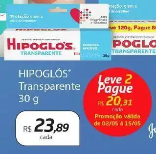 Hipoglos invisivel transparente 30g