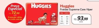 Drogal Fraldas huggies supreme care hiper oferta