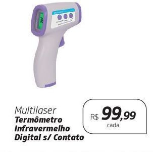 Drogal Multilaser termômetro infravermelho digital s/ contato oferta