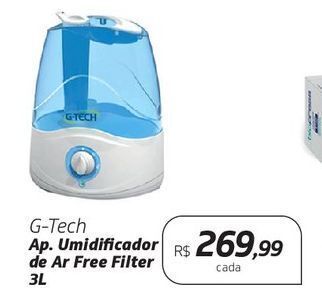 Drogal G-tech ap. umidificador de ar free filter 3l oferta