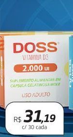 Drogal Doss vitamina d3 30cap oferta