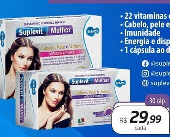 Drogal Suplevit mulher 30cap oferta