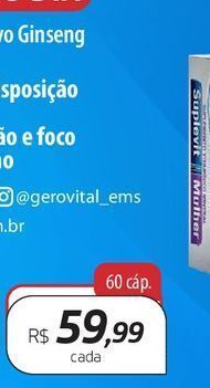 Gerovital 60 cap