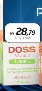 Drogal Doss vitamina d3 30cap oferta