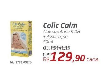 Colic calm aloe sacotrina 5 dh + associação 59ml