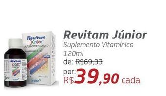 Drogal Revitam júnior suplemento vitamínico 120ml oferta