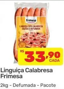 Supermercados Condor Linguica Calabresa Frimesa 2kg oferta