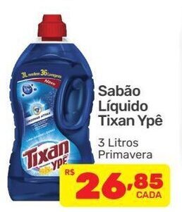 Supermercados Condor Sabao Liquido Tixan Ype 3L oferta