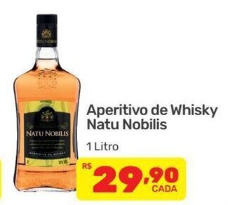 Supermercados Condor Aperitivo de Whisky Natu Nobilis 1L oferta