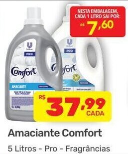 Supermercados Condor Amaciante Comfort 5L oferta