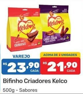 Supermercados Condor Bifinho Criadores Kelco 500g oferta
