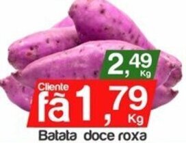 Supermercados Gricki Batata Doce Roxa 1kg oferta
