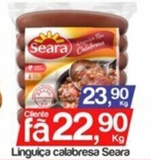 Linguica Calabresa Seara 1kg