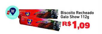 Tonin Superatacado Biscoito Recheado Galo Show 112g oferta