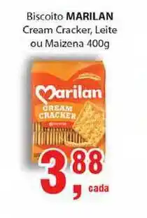 Supermercados Mundial Biscoito Marilan Cream Cracker Leite Ou Maizena 400g oferta