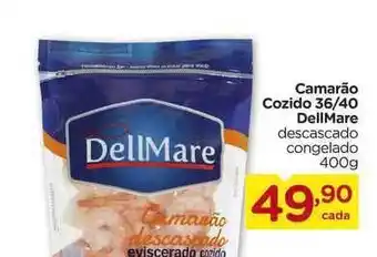 Carrefour Market Camarão Cozido 36 40 Dellmare 400g oferta