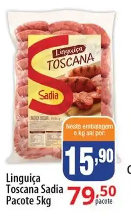 Akki Atacadista Linguica Toscana Sadia Pacote 1kg oferta
