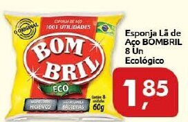 Supermercados Nori Esponja La de aco Bombril 8 un Ecologico oferta