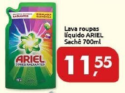 Lava Roupas Liquido Ariel sache 700ml