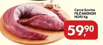 Supermercados Nori Carne Bovina File Mignon Nori 1kg oferta