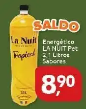 Supermercados Nori Energetico La NUit pet 2.1L sabores oferta