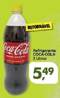 Supermercados Nori Refrigerante Coca Cola 2L oferta