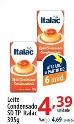 Akki Atacadista Leite condensado SD Tp Italac 395g oferta