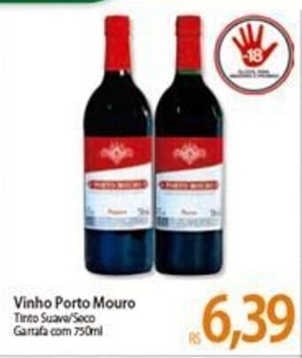 Atacadão Vinho Porto Mouro 750ml oferta