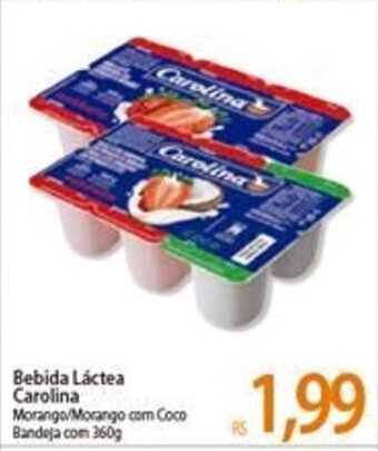 Atacadão Bebida lactea Carolina 360g oferta