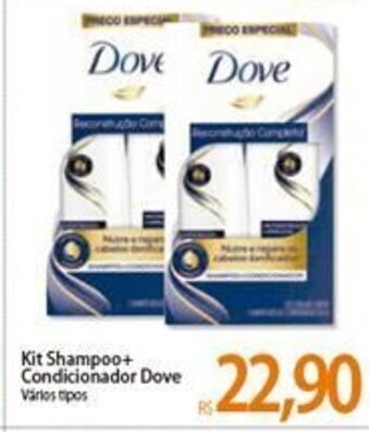 Atacadão Kit Shampoo + Condicionador Dove oferta