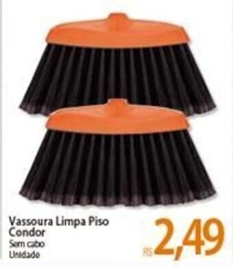 Atacadão Vassoura Limpa Piso Condor sem Cabo oferta