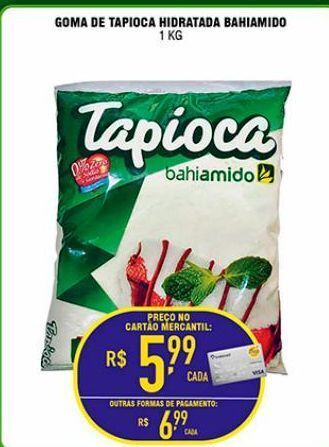 Goma de tapioca hidratada bahiamido 1 kg