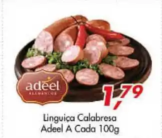 Linguiça Calabresa Adeel A Cada 100g