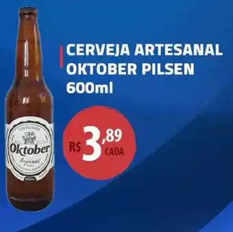 Extrabom Supermercados Cerveja Artesanal Oktober Pilsen 600ml oferta