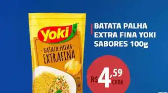 Extrabom Supermercados Batata Palha Extra Fina Yoki Sabores 100g oferta