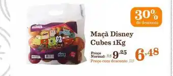 Maçã Disney Cubes 30% De Desconto 1kg