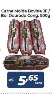 Carne Moida Bovina Jf Boi Dourado Cong. 500g