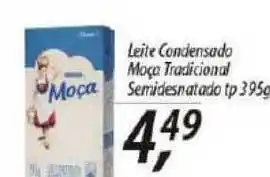 Asun Leite Condensado Moça Tradicional Semidesnatado 395g oferta