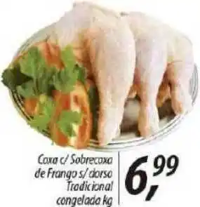 Asun Coxa C Sobrecoxa De Frango S Dorso Tradicional Congelado 1kg oferta