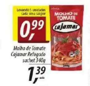 Asun Molho De Tomate Cajamar Refogado 340g oferta