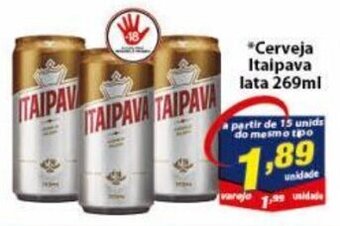 Vencedor Atacadista Cerveja Itaipava lata 269ml oferta